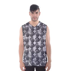 Metal Circle Background Ring Men s Basketball Tank Top by BangZart