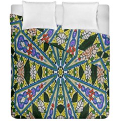 Kaleidoscope Background Duvet Cover Double Side (california King Size) by BangZart