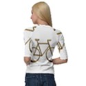 Elegant Gold Look Bicycle Cycling  Quarter Sleeve Tee View2