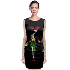 Joker  Sleeveless Velvet Midi Dress by Valentinaart