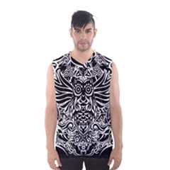 Tattoo Tribal Owl Men s Basketball Tank Top by Valentinaart