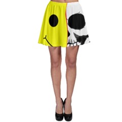 Skull Behind Your Smile Skater Skirt by BangZart