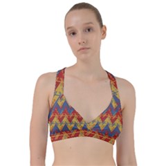 Aztec South American Pattern Zig Sweetheart Sports Bra by BangZart