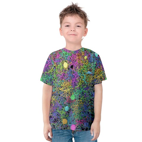 Starbursts Biploar Spring Colors Nature Kids  Cotton Tee by BangZart