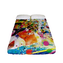 Multicolor Anime Colors Colorful Fitted Sheet (full/ Double Size) by BangZart