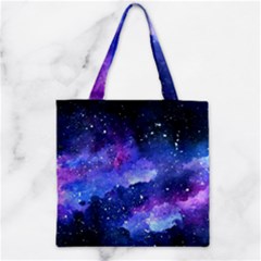 Galaxy Zipper Grocery Tote Bag by Kathrinlegg