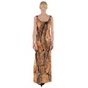 Bark Texture Wood Large Rough Red Wood Outside California Maxi Thigh Split Dress View2