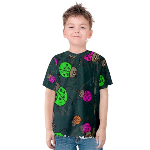 Abstract Bug Insect Pattern Kids  Cotton Tee by BangZart