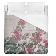 Shabby Chic Style Floral Photo Duvet Cover (queen Size) by dflcprints