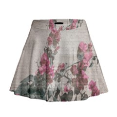 Shabby Chic Style Floral Photo Mini Flare Skirt by dflcprintsclothing