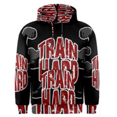 Train Hard Men s Pullover Hoodie by Valentinaart