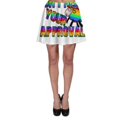 Dont Need Your Approval Skater Skirt by Valentinaart