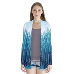 Glass Bulding Drape Collar Cardigan by BangZart