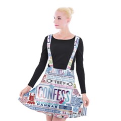 Book Collage Based On Confess Suspender Skater Skirt by BangZart