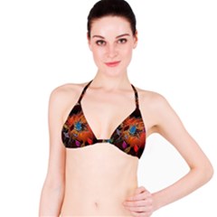 Colorful Leaves Bikini Top by BangZart