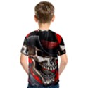 Confederate Flag Usa America United States Csa Civil War Rebel Dixie Military Poster Skull Kids  Sport Mesh Tee View2