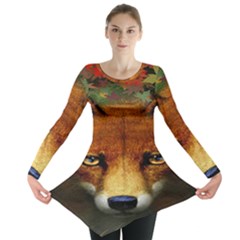 Fox Long Sleeve Tunic  by BangZart