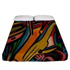 Vivid Colours Fitted Sheet (california King Size) by BangZart