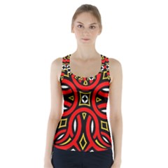 Traditional Art Pattern Racer Back Sports Top by BangZart