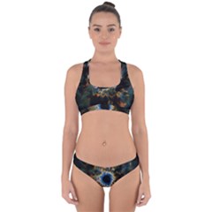 Crazy  Giant Galaxy Nebula Cross Back Hipster Bikini Set by BangZart