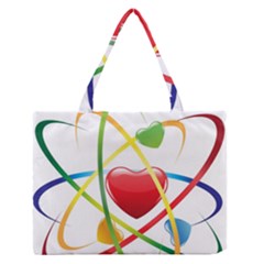 Love Medium Zipper Tote Bag by BangZart