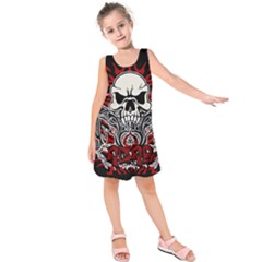 Acab Tribal Kids  Sleeveless Dress by Valentinaart