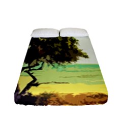 Landscape Fitted Sheet (full/ Double Size) by Valentinaart