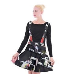 Formula 1 Suspender Skater Skirt by Valentinaart