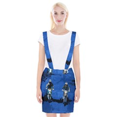 Motorsport  Braces Suspender Skirt by Valentinaart