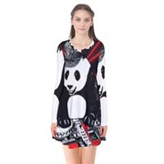 Deejay Panda Flare Dress by Valentinaart