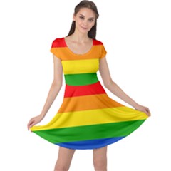 Philadelphia Pride Flag Cap Sleeve Dress by Valentinaart