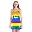 GAY PRIDE Israel Flag Satin Pajamas Set View1