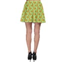 Green and Yellow Banana Bunch Pattern Skater Skirt View2