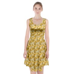 Yellow Banana Pattern Racerback Midi Dress by NorthernWhimsy