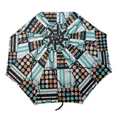 Distressed Pattern Folding Umbrellas by linceazul