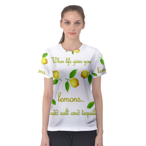 When Life Gives You Lemons Women s Sport Mesh Tee by Valentinaart