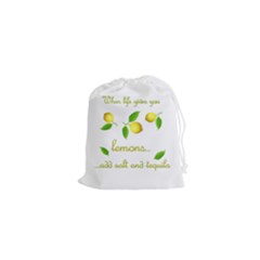 When Life Gives You Lemons Drawstring Pouches (xs)  by Valentinaart