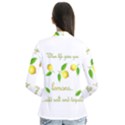 When life gives you lemons Drape Collar Cardigan View2