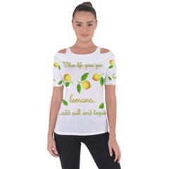 When Life Gives You Lemons Short Sleeve Top by Valentinaart