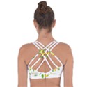 When life gives you lemons Cross String Back Sports Bra View2