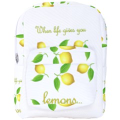 When Life Gives You Lemons Full Print Backpack by Valentinaart