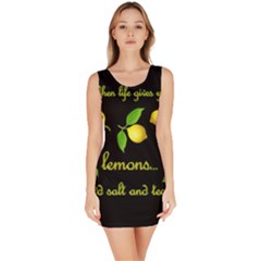 When Life Gives You Lemons Bodycon Dress by Valentinaart