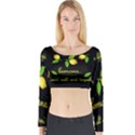 When life gives you lemons Long Sleeve Crop Top View1