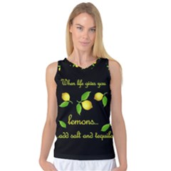 When Life Gives You Lemons Women s Basketball Tank Top by Valentinaart