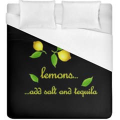 When Life Gives You Lemons Duvet Cover (king Size) by Valentinaart