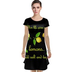 When Life Gives You Lemons Cap Sleeve Nightdress by Valentinaart