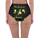 When life gives you lemons Reversible High-Waist Bikini Bottoms View2