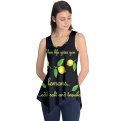 When Life Gives You Lemons Sleeveless Tunic by Valentinaart