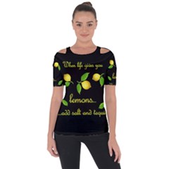 When Life Gives You Lemons Short Sleeve Top by Valentinaart