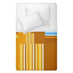 Endless Window Blue Gold Duvet Cover (single Size) by designworld65